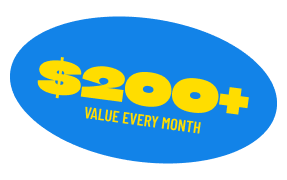 $200+ value every month